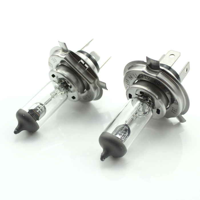 Set de 2 becuri Halogen H4, 55W, +50% Intensitate - LONG LIFE - CARGUARD [4]