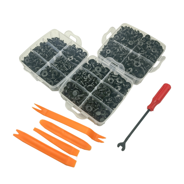 Set de 620 de Cleme din Plastic + 5 unelte Carguard [3]