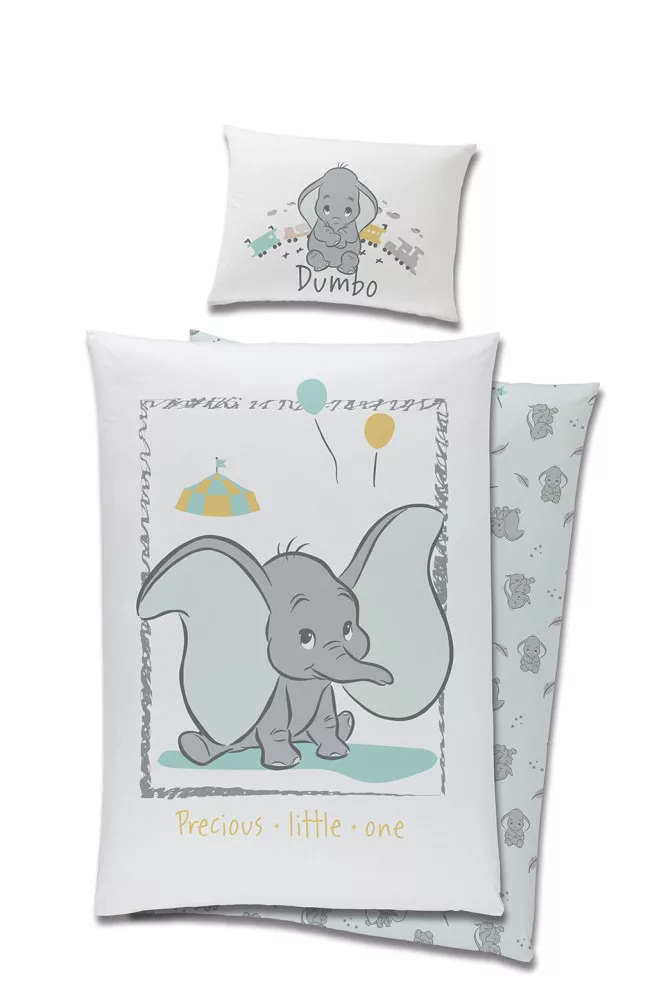 Set de lenjerie 2 piese, Disney Dumbo Precious Little One, 100x135 cm, 40x60 cm [2]