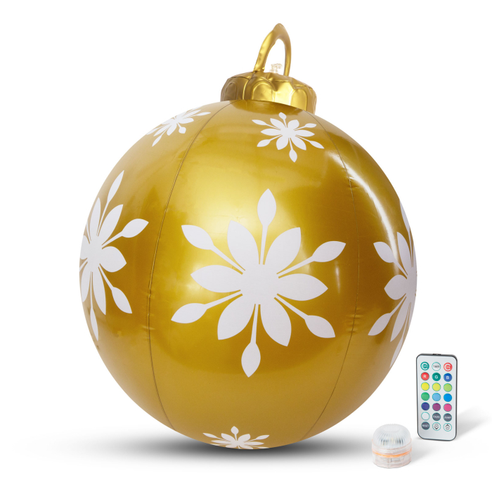 Sferă de Crăciun iluminată LED RGB gonflabilă - 60 cm [2]