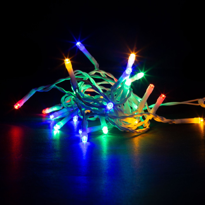 Șir de lumini colorate pentru Crăciun - 50 LED-uri - 5 m - 8 programe [4]