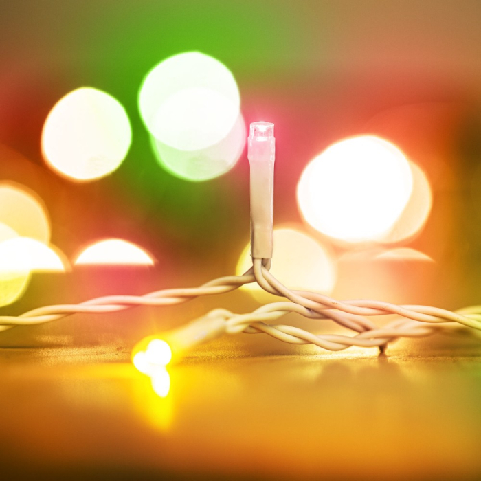 Șir de lumini colorate pentru Crăciun - 50 LED-uri - 5 m - 8 programe [2]