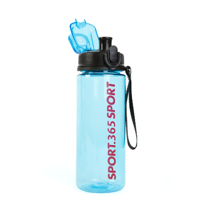 Sticlă sport – plastic transparent – 600 ml – 3 culori [7]