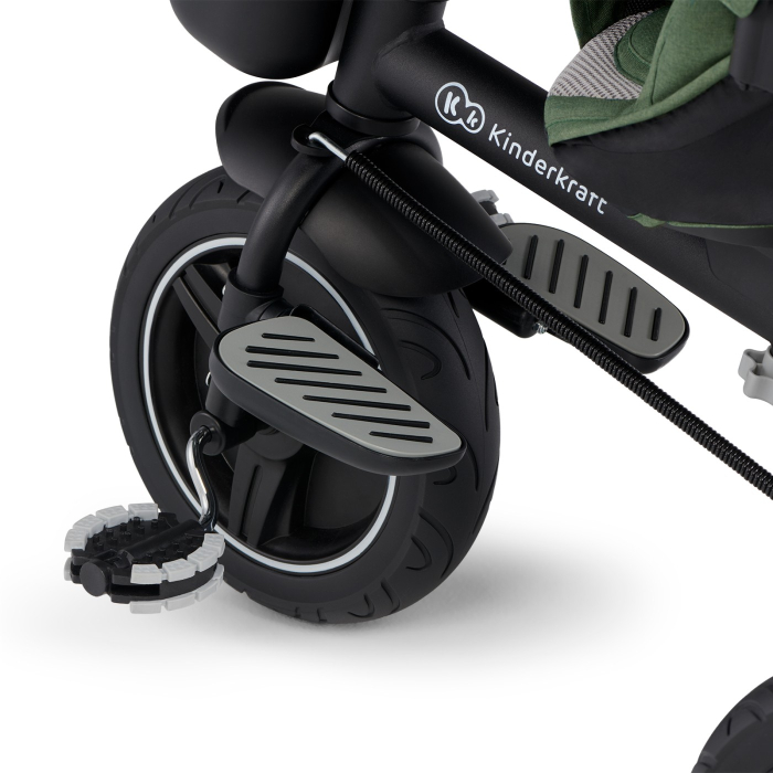 TRICICLETA KINDERKRAFT SPINSTEP, GREEN [11]