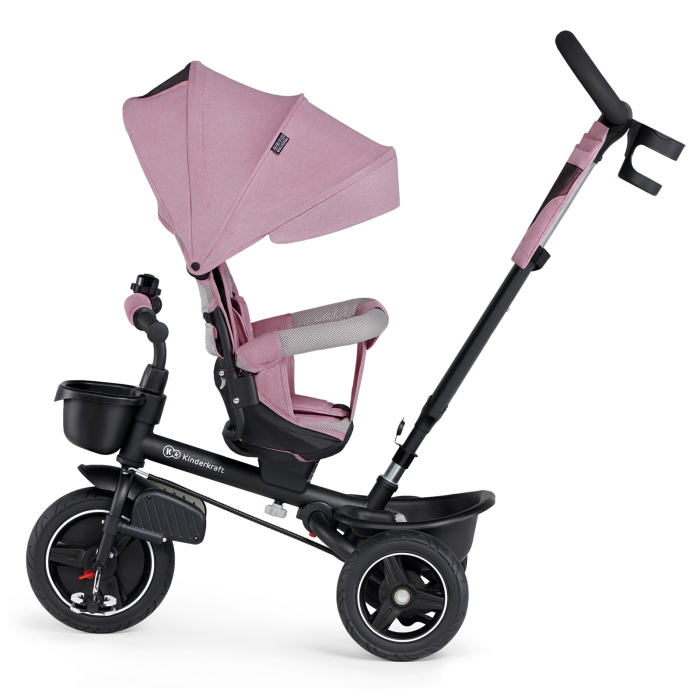 TRICICLETA KINDERKRAFT SPINSTEP, PINK [5]