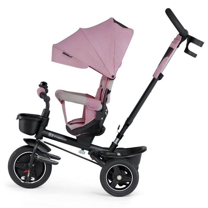 TRICICLETA KINDERKRAFT SPINSTEP, PINK [4]
