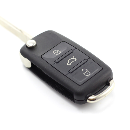 Audi A8 - Carcasă cheie tip briceag cu 3 butoane, fără buton de panică - CARGUARD [5]