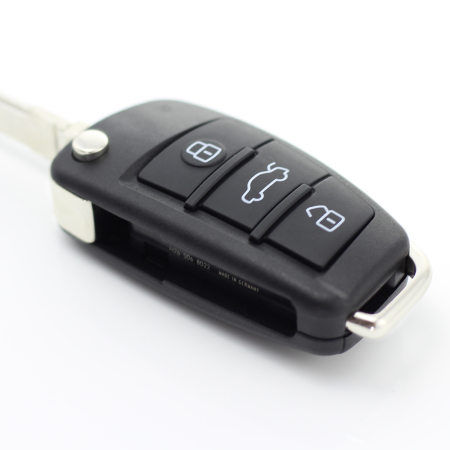 Audi - model nou - carcasă cheie tip briceag, cu 3 butoane - CARGUARD [3]
