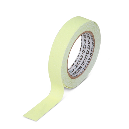 Soluții de lipire - Banda adeziva, antiglisanta - 5m x 25 mm - fosforescenta