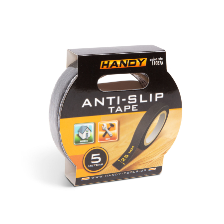 Banda adeziva, antiglisanta - 5m x 25 mm - negru [3]