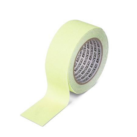 Soluții de lipire - Bandă adeziva, antiglisanta - 5m x 50 mm - fosforescenta