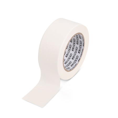 Bricolaj - Bandă de mascare - cu adeziv pe bază de solvent - 50 m x 50 mm - albă