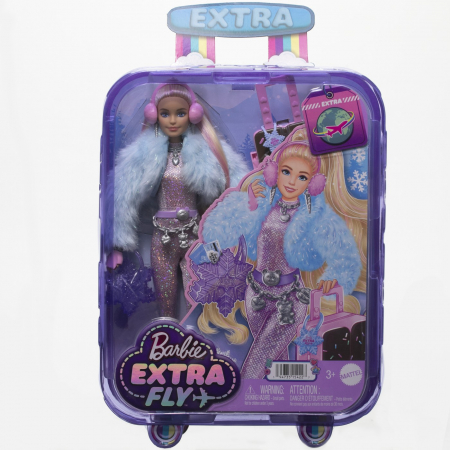 Universul Copiilor - BARBIE EXTRA FLY PAPUSA BARBIE BLONDA LA MUNTE