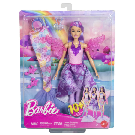 Păpuși și accesorii - BARBIE FANTASY PAPUSA ZANA SIRENA