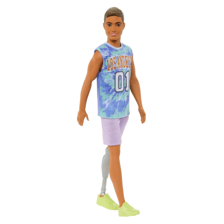 BARBIE PAPUSA BAIAT FASHIONISTAS SATEN CU UN PICIOR CU PROTEZA [3]