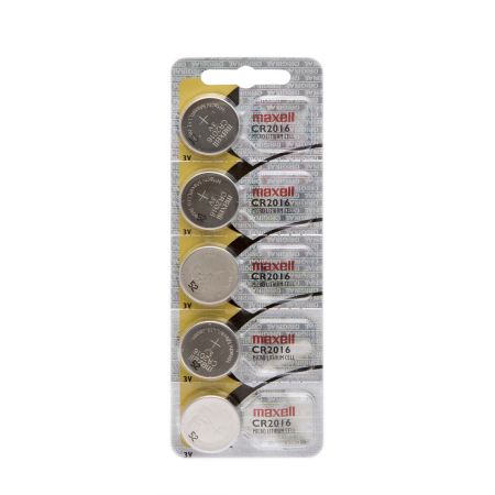 Alarme auto - Baterie tip buton CR 2016 Li • 3 V 5 buc./blister