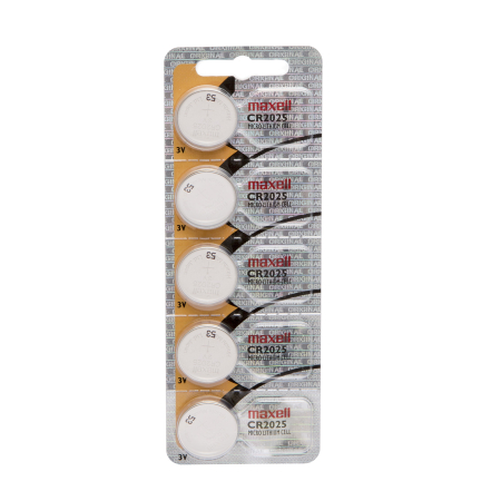 Alarme auto - Baterie tip buton CR 2025 Li • 3 V 5 buc./blister