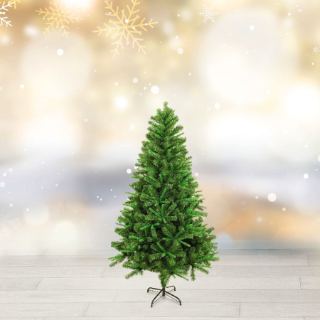 Brad artificial – 120 cm  – 3D – verde bicolor – PVC [1]
