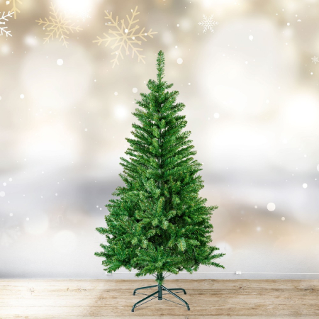 Brad artificial – 150 cm – Nordmann – PVC – verde închis [1]
