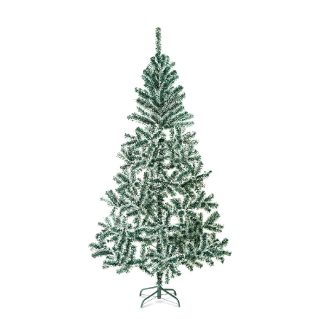 Articole pentru casă - Brad artificial – 180 cm – cu aspect înzăpezit – PVC