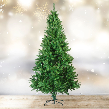 Brad artificial – 210 cm – Nordmann – PVC – verde închis [1]