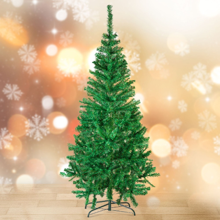 Brad artificial – 210 cm – verde clasic – PE/PVC [1]