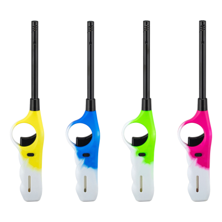 Articole pentru casă - Brichetă pe gaz - reîncărcabilă - multicolor - 27 cm