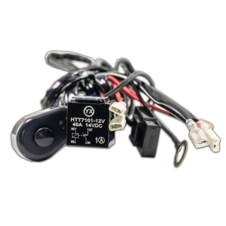 Cablu cu întrerupător pentru Bară sau Proiector Led - două ieșiri, 12-24V Carguard [1]