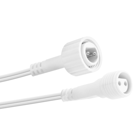 Articole pentru casă - Cablu prelungitor pentru șirurile luminoase LED - IP44 - 5 m - alb