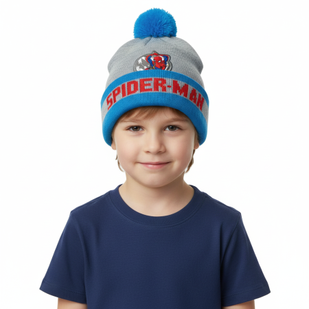 Universul personajelor preferate - Căciulă copii Spider-Man Swing gri