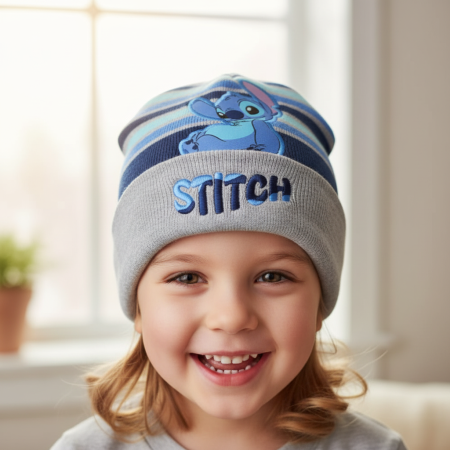 Lilo&Stitch - Căciulă pentru copii Disney Lilo & Stitch Chill Grey