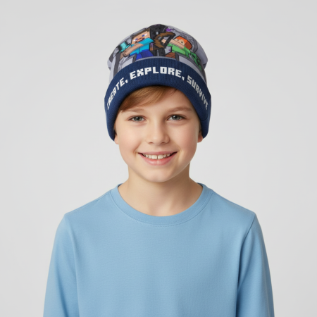 Minecraft - Căciulă pentru copii Minecraft Explore