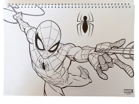 Caiet de schițe A/4 cu spirală Omul Păianjen, 40 de pagini [5]