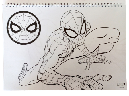 Caiet de schițe A/4 cu spirală Omul Păianjen, 40 de pagini [4]