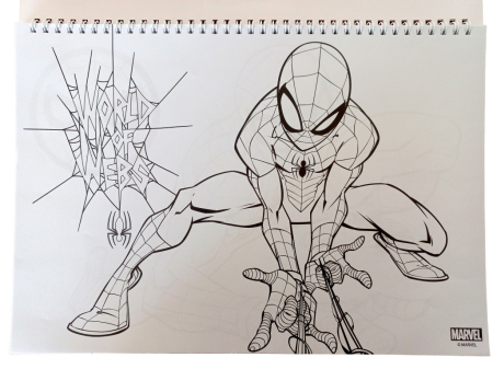 Caiet de schițe A/4 cu spirală Omul Păianjen, 40 de pagini [3]