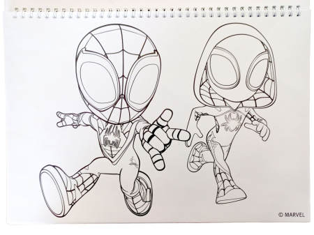 Caiet de schițe A/4 cu spirală Spidey Dino, 40 de pagini [5]