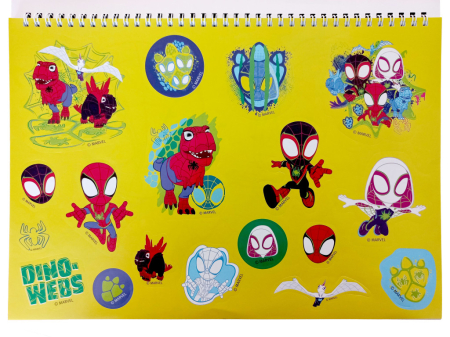 Caiet de schițe A/4 cu spirală Spidey Dino, 40 de pagini [2]