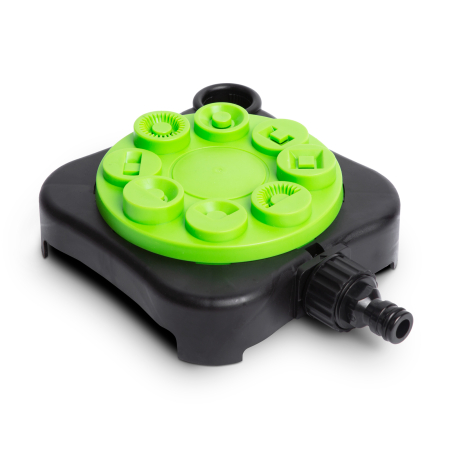 Accesorii pentru irigații - Cap de stropire 8 in 1 - plastic - 20 x 14,5 x 5 cm
