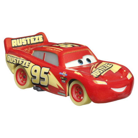 CARS GLOW RACERS MASINUTA METALICA FULGER MCQUEEN 1:55 [3]