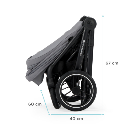 CARUCIOR KINDERKRAFT NEA, 2 IN 1, PLATINUM GREY [1]