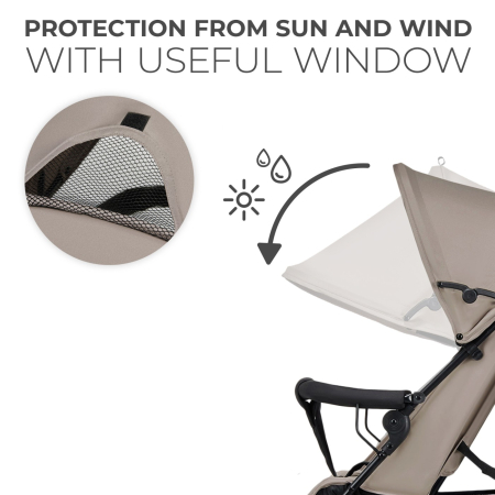 CARUCIOR SPORT KINDERKRAFT TIK, TIP UMBRELA,  STONE BEIGE [8]