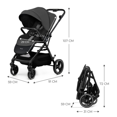 CARUCIOR SPORT KINDERKRAFT YOXI, GREY [5]