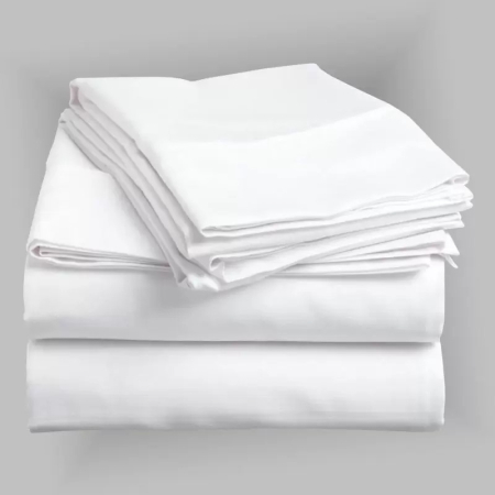 Cearceaf de pat - Cearșaf de pat ranforce alb