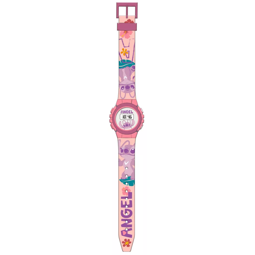 Ceas digital pentru copii Disney Lilo & Stitch Pink Angel [1]