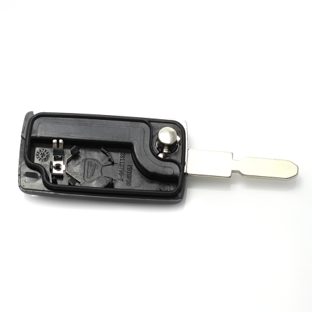 Citroen / Peugeot 406 - Carcasa tip cheie briceag cu 3 butoane, lama NE78-SH3 cu suport baterie si buton portbagaj [2]