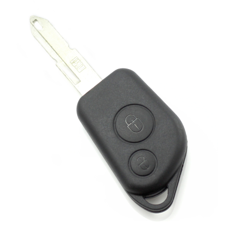  Citroen  - Citroen / Peugeot - Carcasa cheie cu 2 butoane si suport de baterie