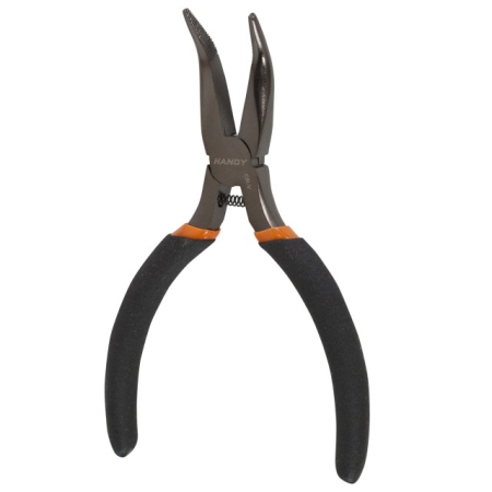 Bricolaj - Cleste cu cioc curbat, maner cauciucat, 135 mm
