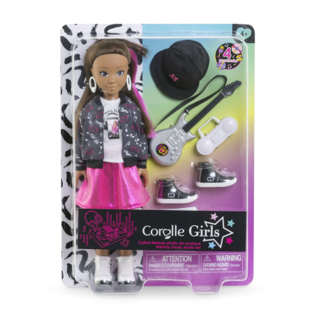 Păpuși și accesorii - COROLLE SET STUDIO MUZICAL PAPUSA MELODY 28CM