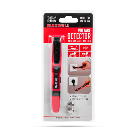 Creion de fază - cu funcție fără contact - cu feedback de lumină și sunet - 70-250 V AC - alimentat cu baterie [4]