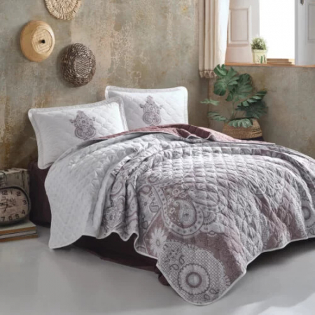 Textile pentru casă - Cuvertură de pat clasy-matlasată 2 persoane (azka v2)